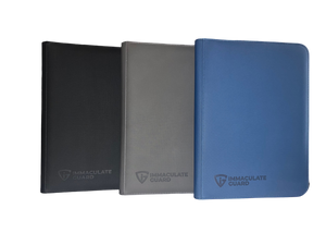 Immaculate Guard TOPLOADER 9 Pocket PU Leather Zipper Binder Immaculate Trading Cards Immaculate Guard TOPLOADER 9 Pocket PU Leather Zipper Binder Immaculate Trading Cards