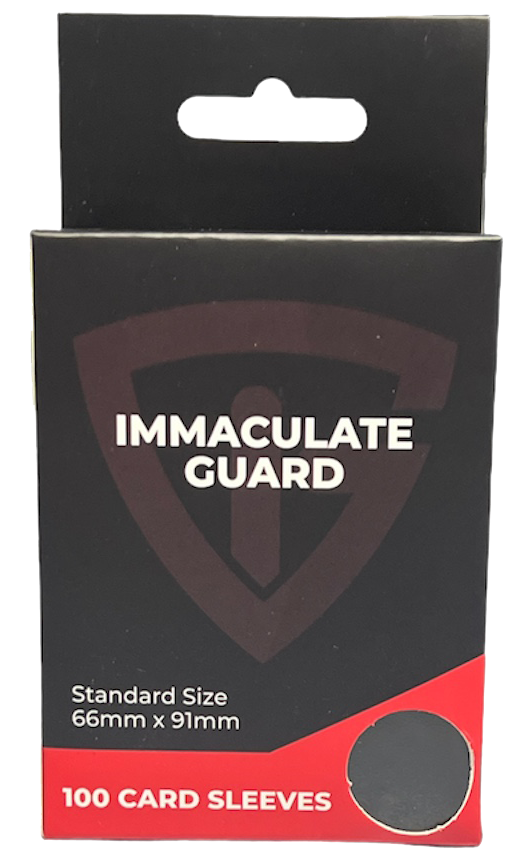 Immaculate Guard Trading card sleeves 100ct