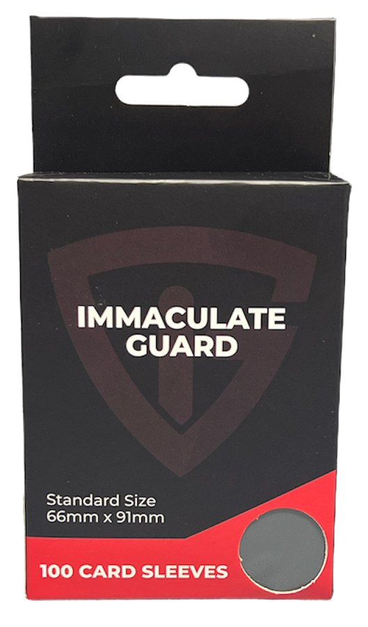 Immaculate Guard Trading card sleeves 100ct