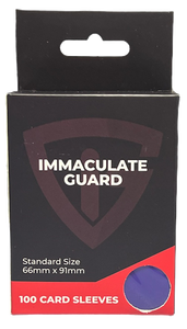 Immaculate Guard Trading card sleeves 100ct