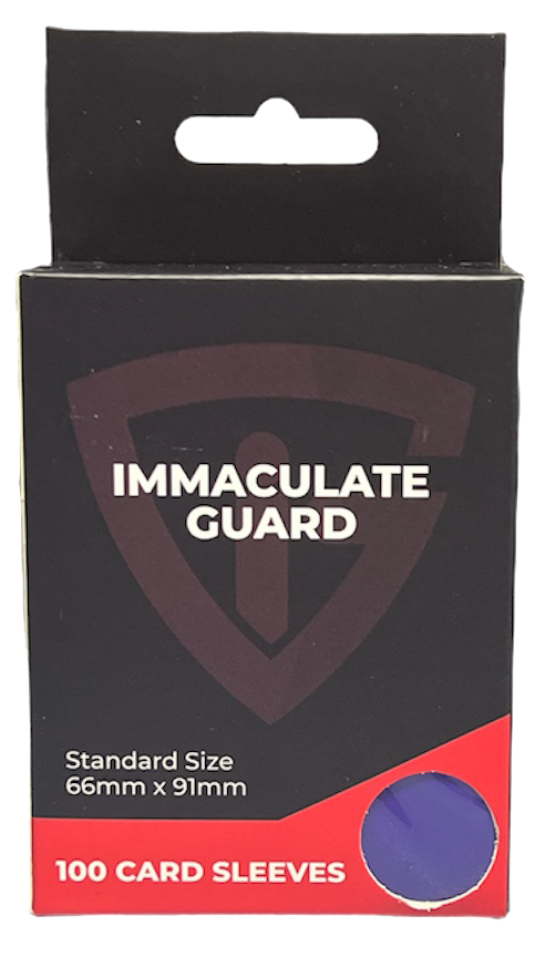 Immaculate Guard Trading card sleeves 100ct