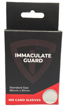 Load image into Gallery viewer, Immaculate Guard Trading card sleeves 100ct
