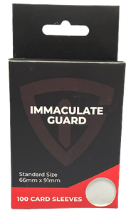 Immaculate Guard Trading card sleeves 100ct